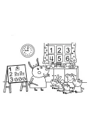 Peppa Pig kleurplaat 27